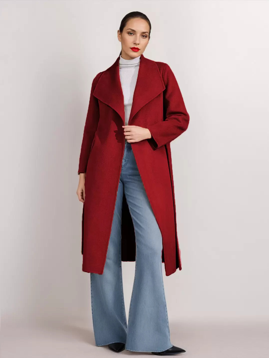 Brenda Wide Lapel Coat